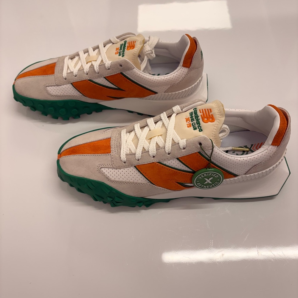 New Balance x Casablanca XC-72 Orange Green Size 10.5 NIB